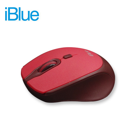 MOUSE IBLUE OPTICAL WIRELESS ERGO USB XMK-326 V2 RED (PN XMK-326-RD)